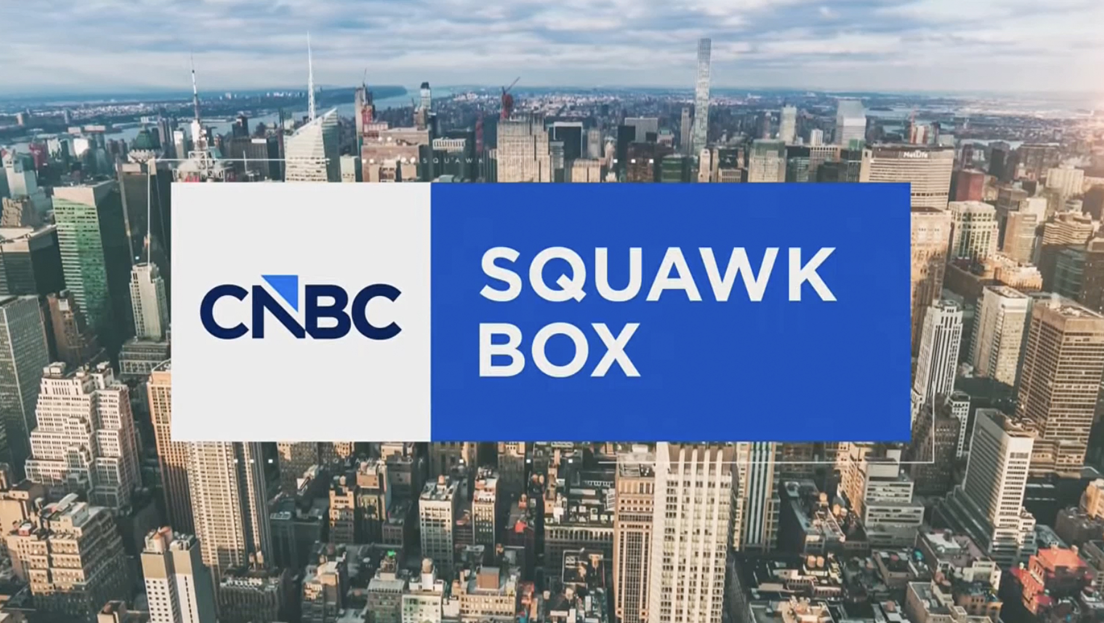 CNBC Network branded broadcast graphics — financial news coverage